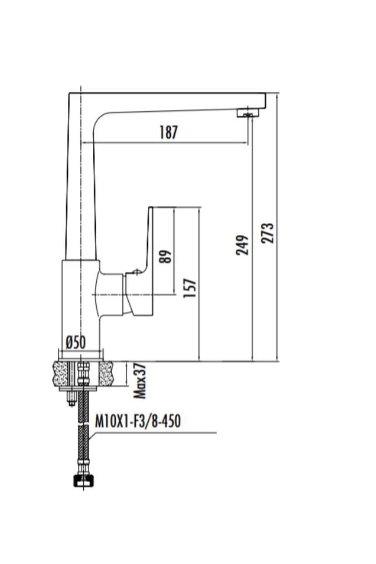 Sr8500S Sharp Evye Mutfak Bataryası Mat Siyah