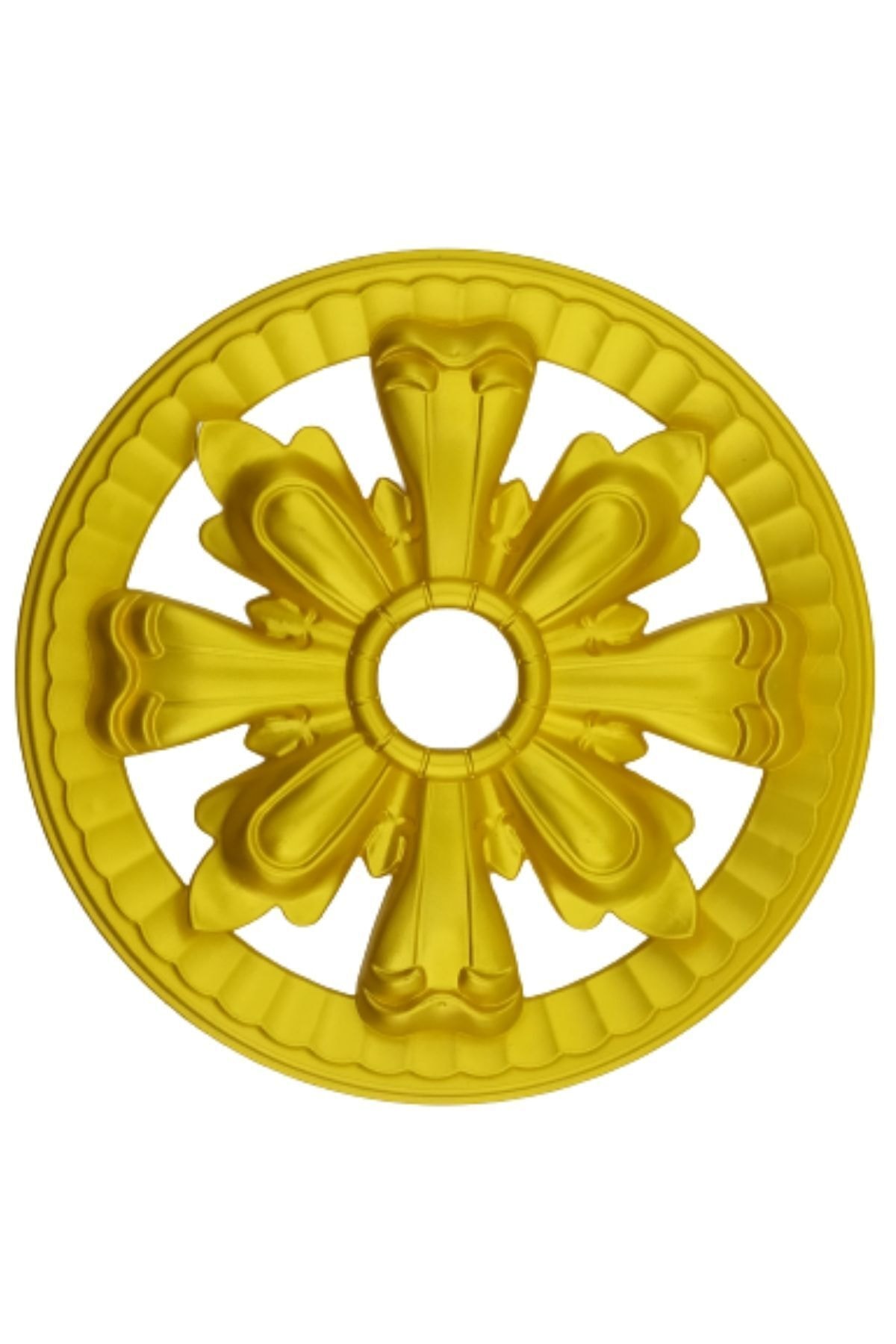 Decogold Saray Tavan Motif 25*25 Cm Altın Küçük Avize Göbeği
