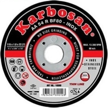 KARBOSAN 115X1.0 mm Inox Kesici Disk (20 Adet)