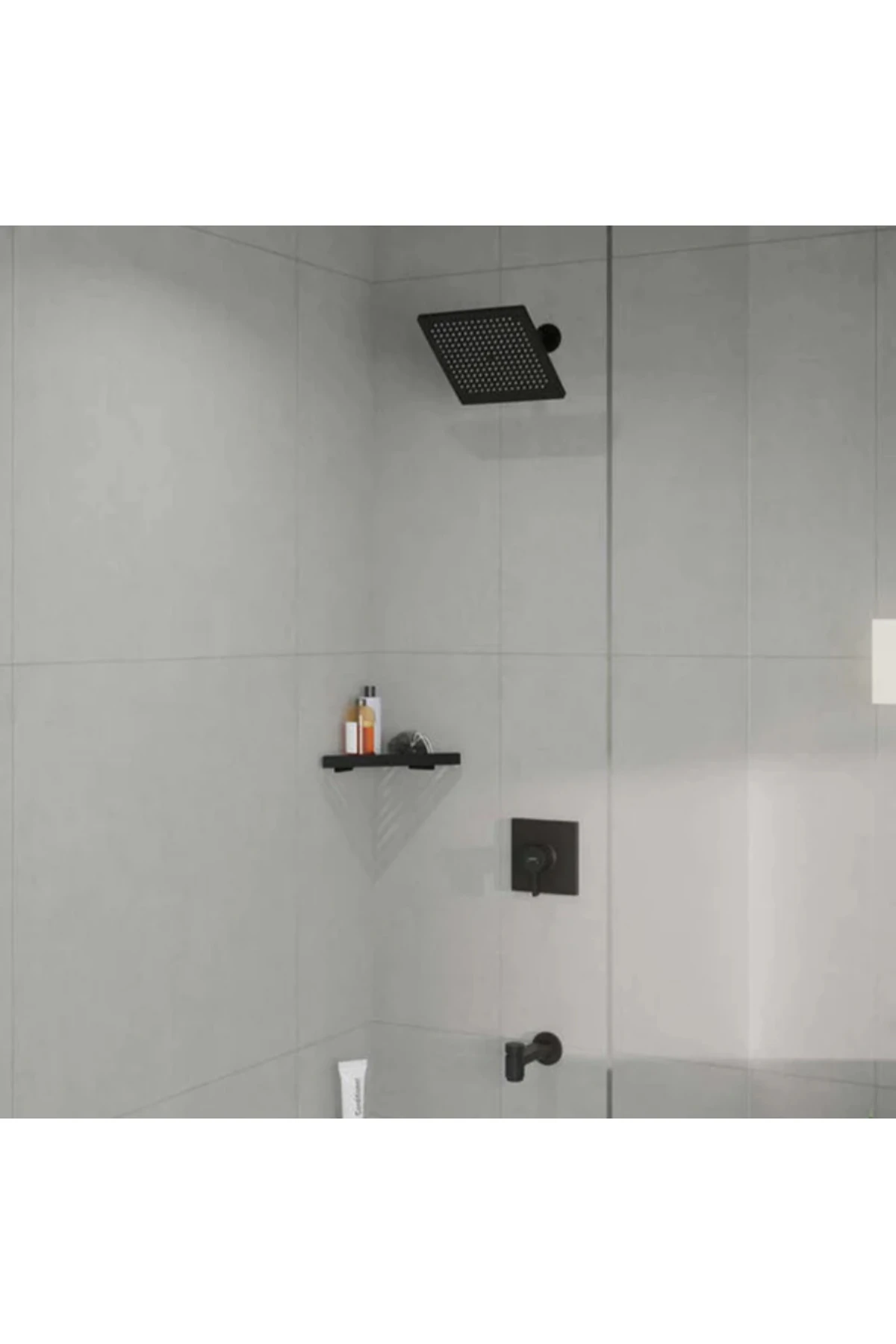 Crometta E 240 Tepe Duşu 1 Jet Mat Siyah 26726670