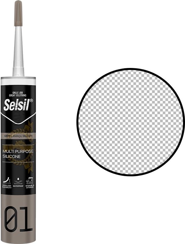 Genel Amaçlı Silikon Şeffaf 280 Gr. - 1 Adet