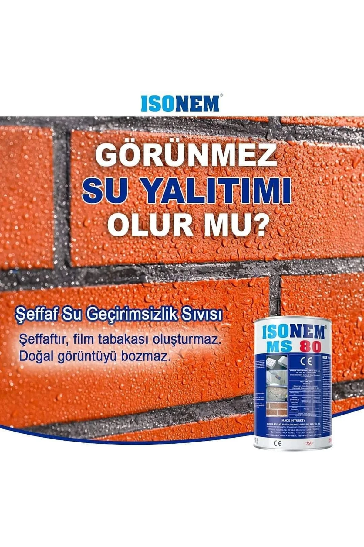 Ms 80 Dış Cephe Şeffaf Su I?tici