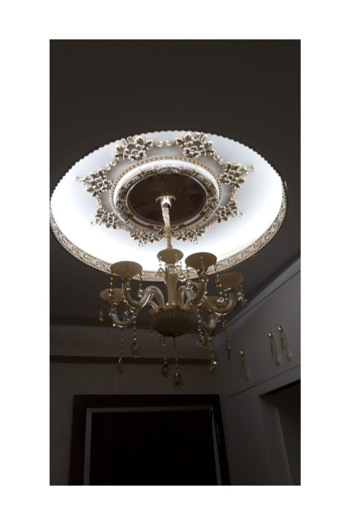 Decogold 60 Cm Oval Bronz Saray Tavan