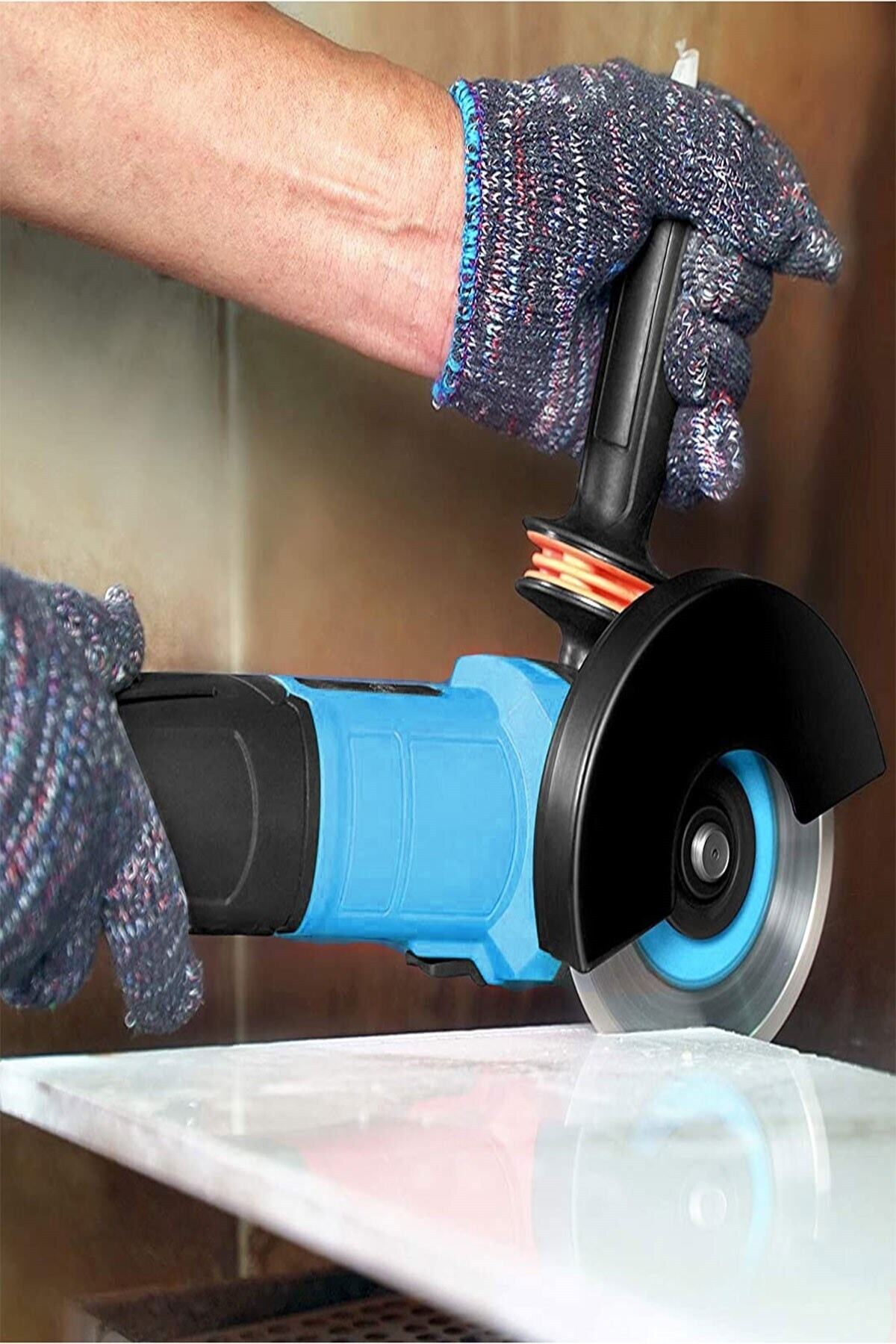 Alman 3500 W Professional Sjs Çift Metal Şanzuman Avuç Içi Taşlama Makinesi Spiral Taşlama Sarı