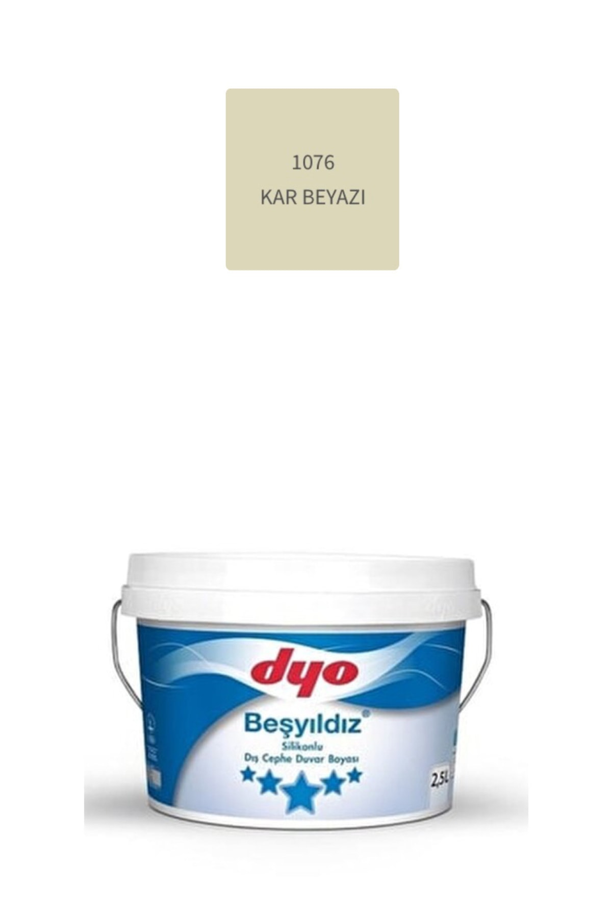 Beşyıldız Silikonlu Dış Cephe Duvar Boyası   -Alaçatı-2.5 lt