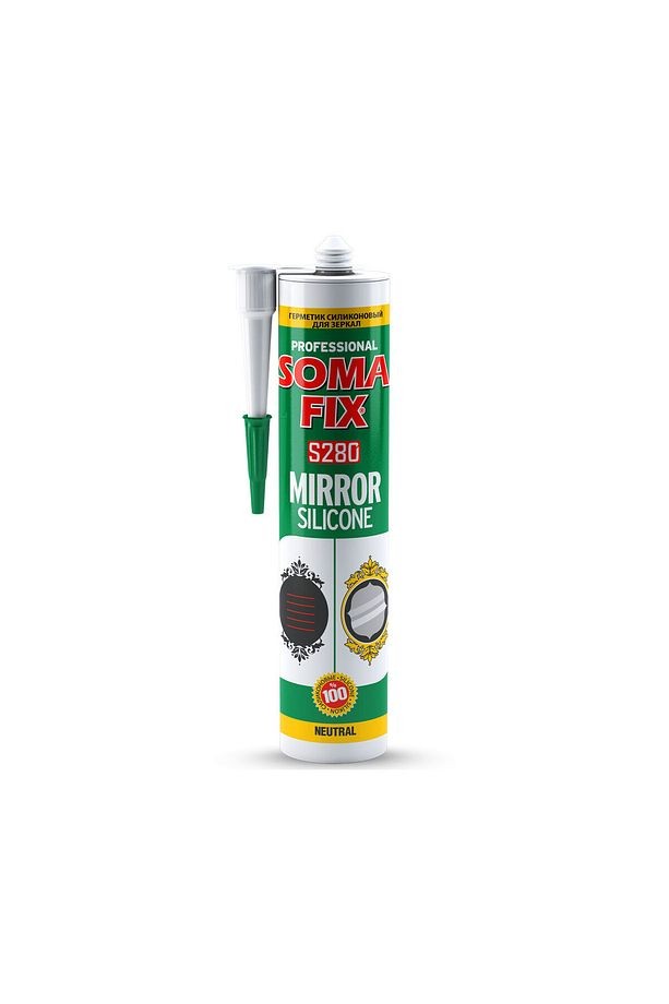 SOMAFİX S281 Ayna Silikonu Beyaz 280 ml 330gr
