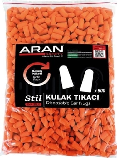 Stil Snr 37 Db Kulak Tıkacı Dispenser Dolum Paketi 500 Çift