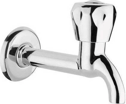 Klasik Musluk Uzun Başlık Kırmızı Sıcak Su Topbaş Topaç Koç Başlık Duvardan Tek Giriş