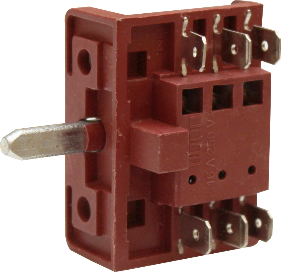 Çevirmeli Polyemit Anahtar Üçlü Soketli Tibon