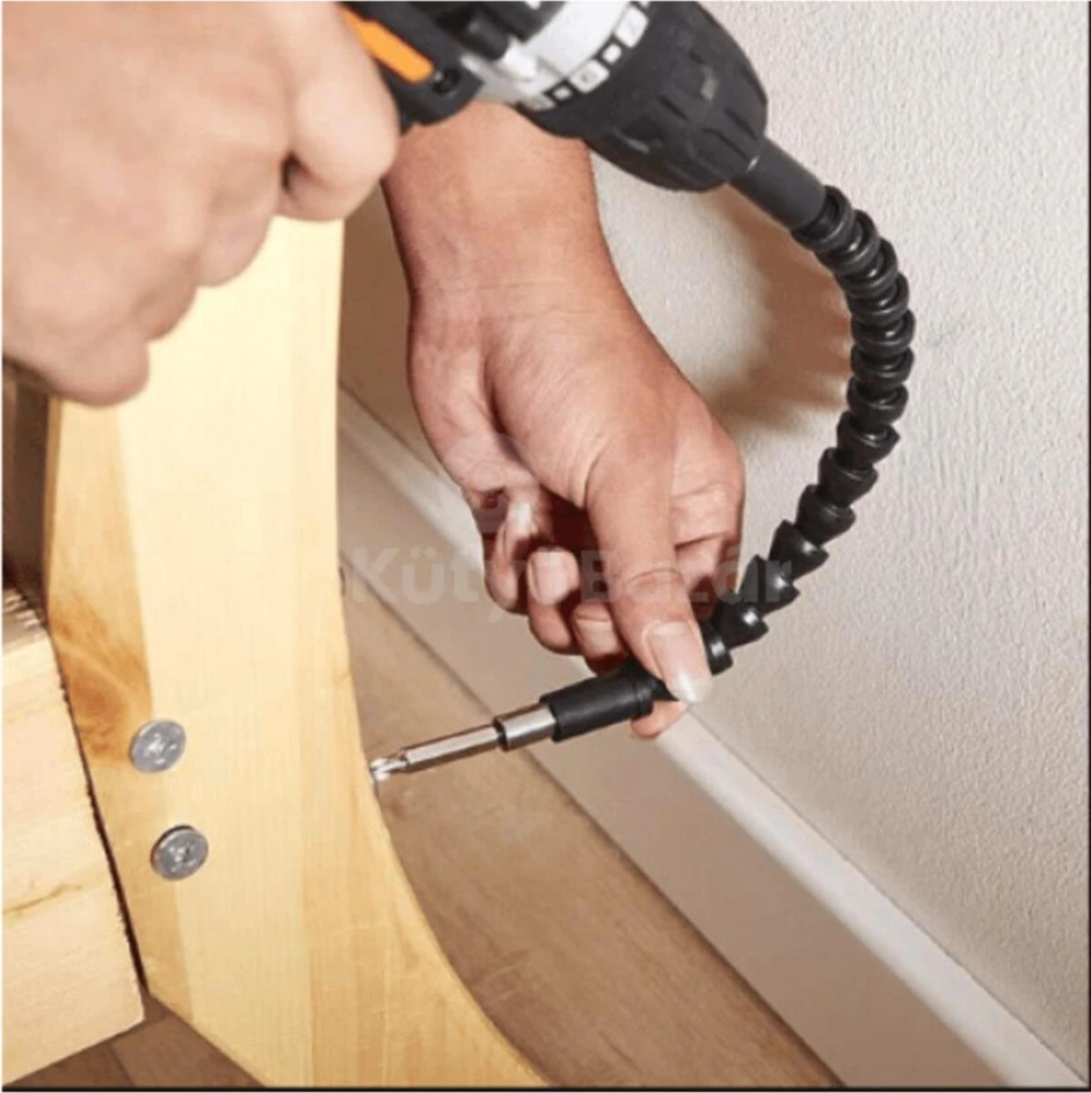 10 Parça Esnek Bükülebilir Vidalama Matkap Ucu Uzatma 30CM