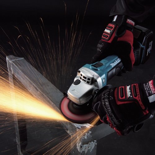 MAKİTA Dga452Rmj 115 Mm Lityum Akülü 18 Volt Avuç Taşlama Makinası 115 Mm