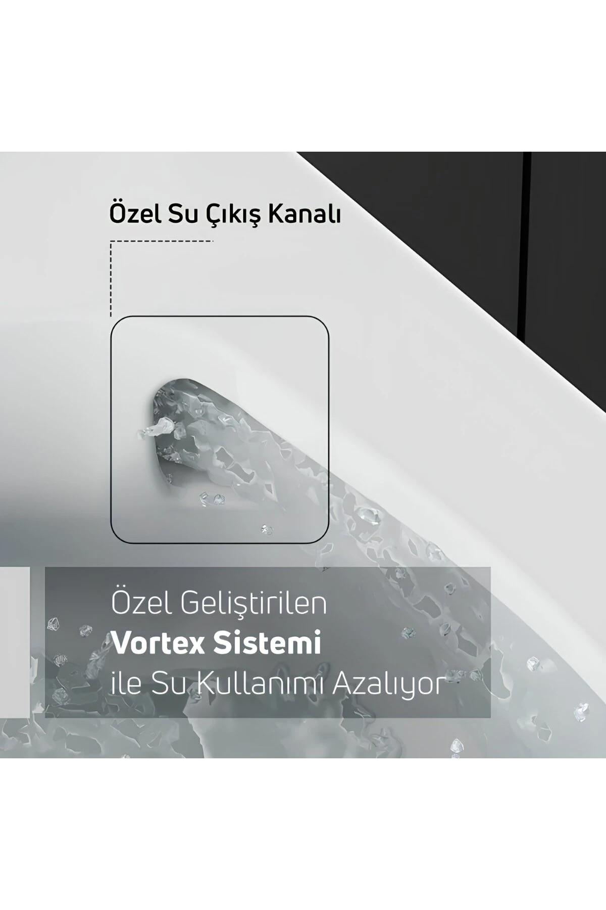 Nora Vortex Beyaz Asma Klozet NO323, Nora Duck Duroplast Yavaş Kapak