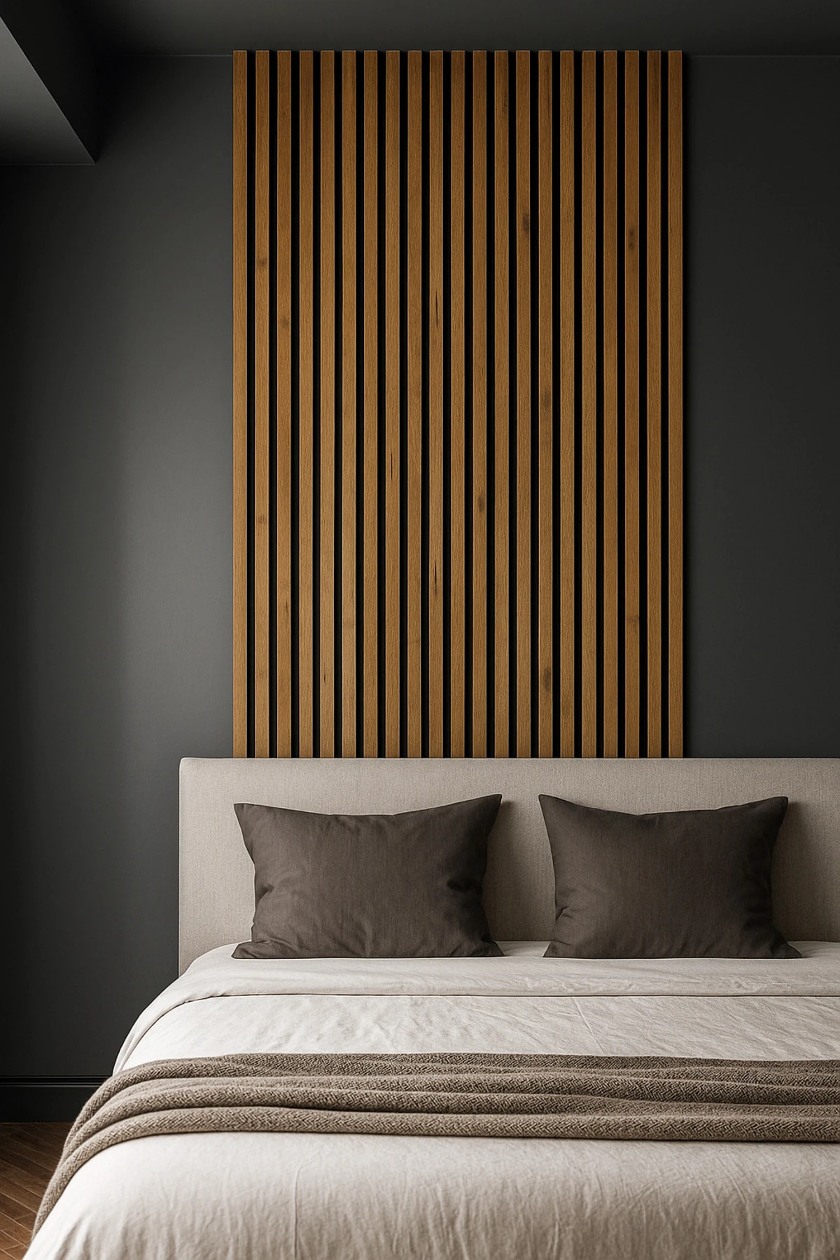 Savana Meşe Kendinden Yapışkanlı Duvar Çıta – 12 Adet 240 cm Uzunluk 18 mm Kalınlık Dekoratif Panel