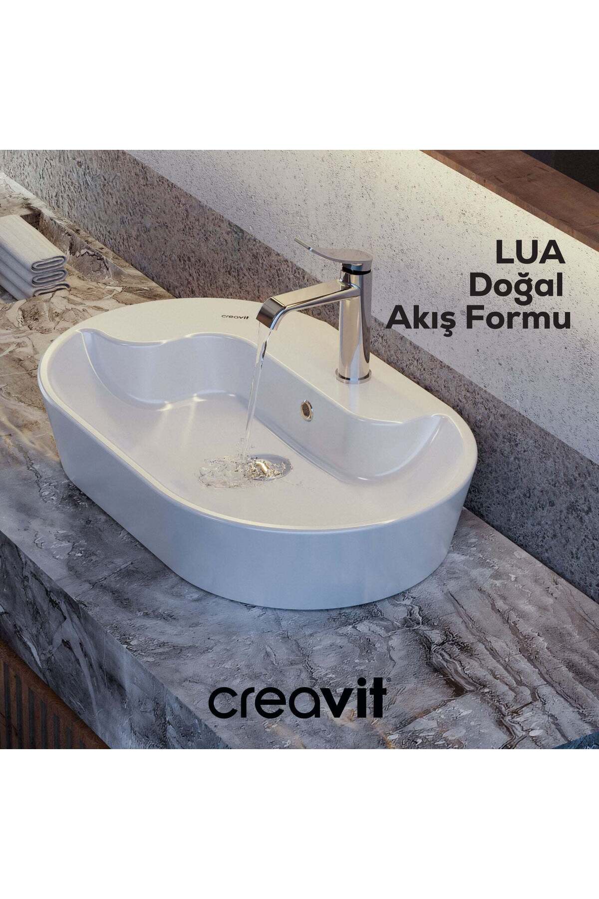 Lua Şelale Lavabo Armatürü Krom