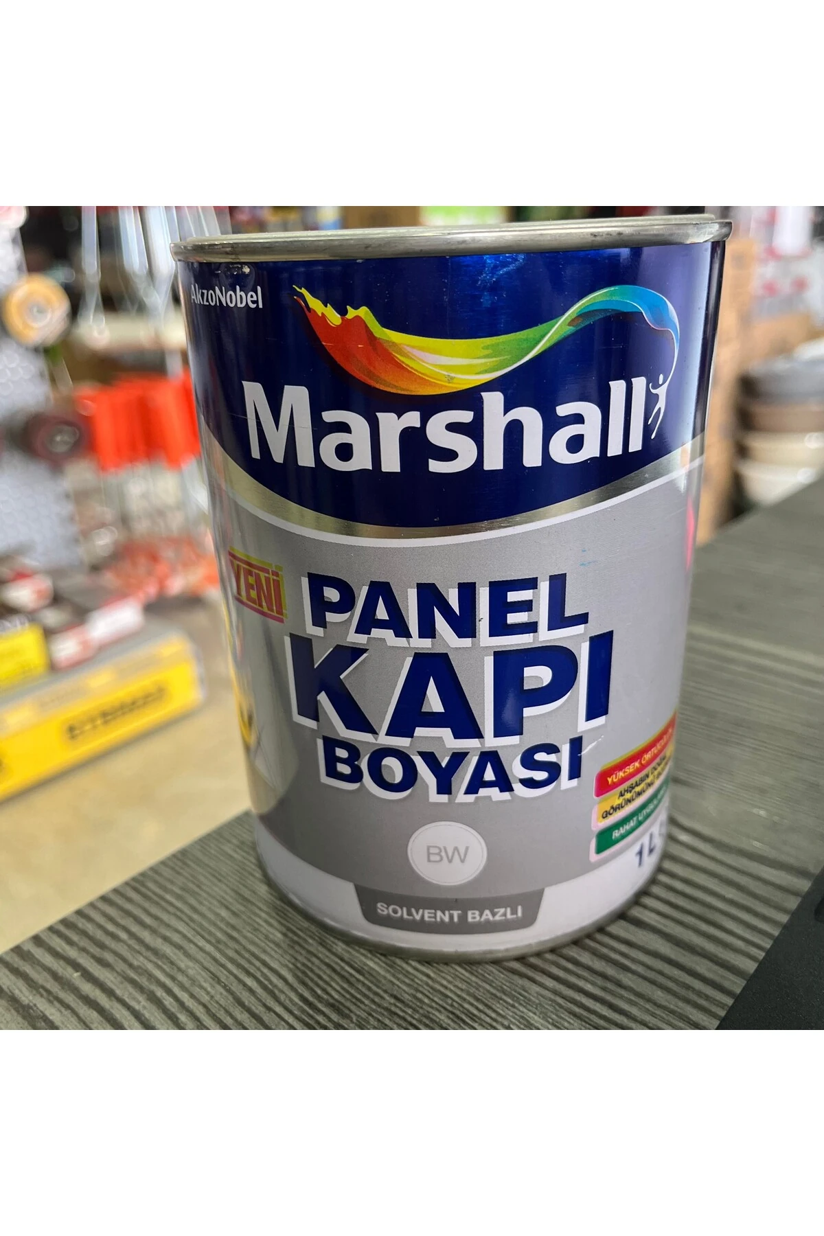 PANEL KAPI BOYASI SOLVENT BAZLI BW 1 L
