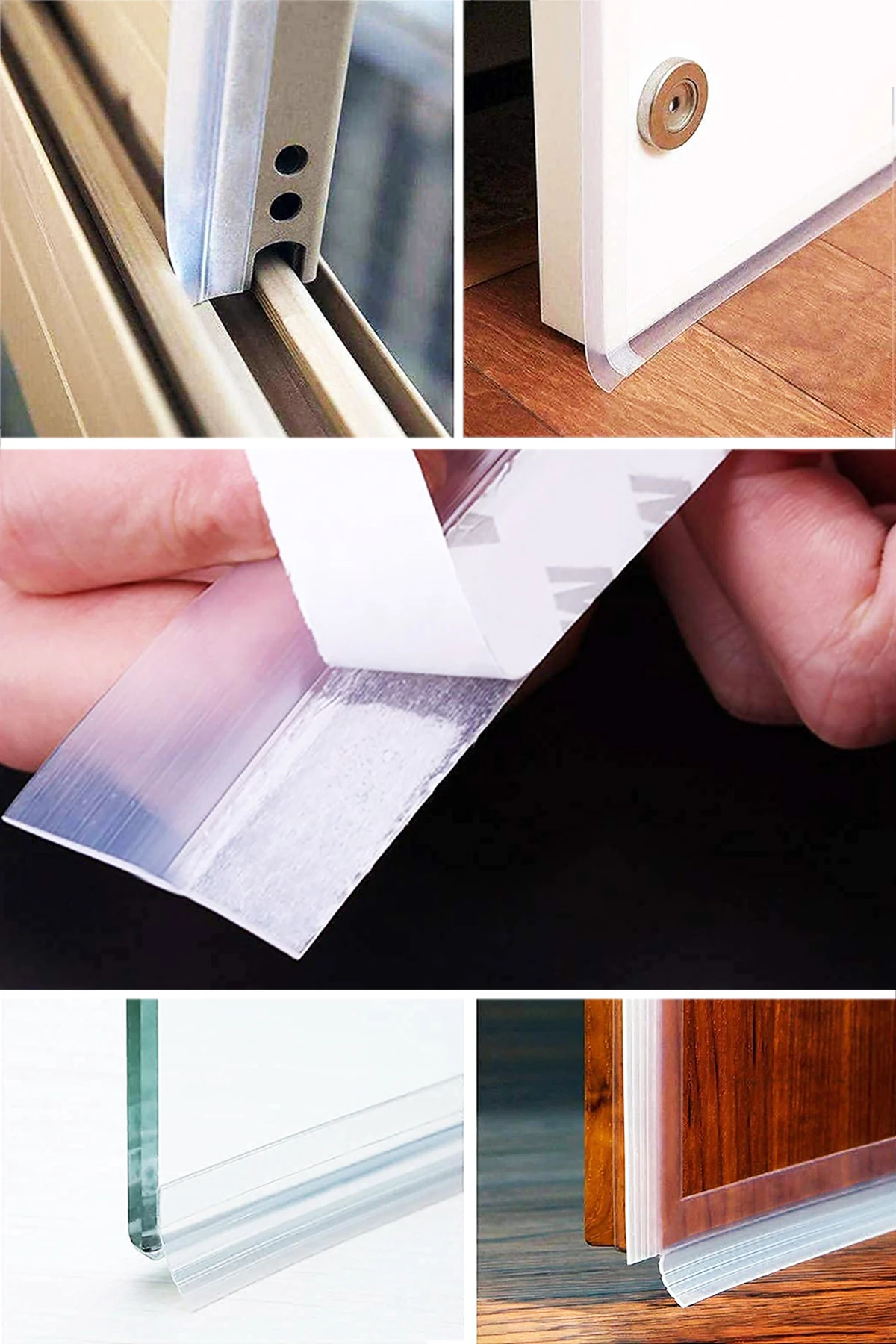 Kapı Pencere İzolasyon Bandı Rüzgar Toz Önleyici Yalıtım Bant Ses Isı Gürültü Geçirmez Silikon Şerit