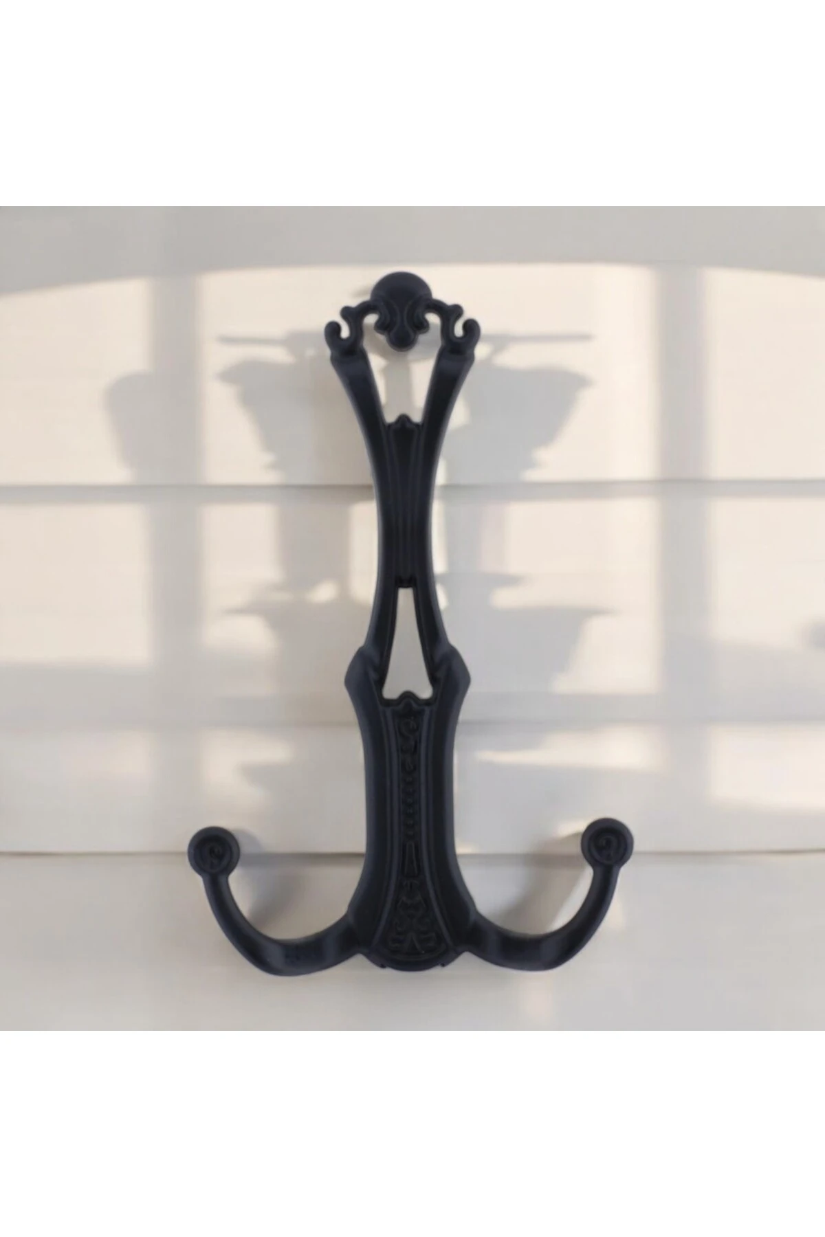 Sultan Siyah Vestiyer Askısı Portmanto Dolap Askılık Askısı Duvar Banyo Mutfak Elbise Askılığı