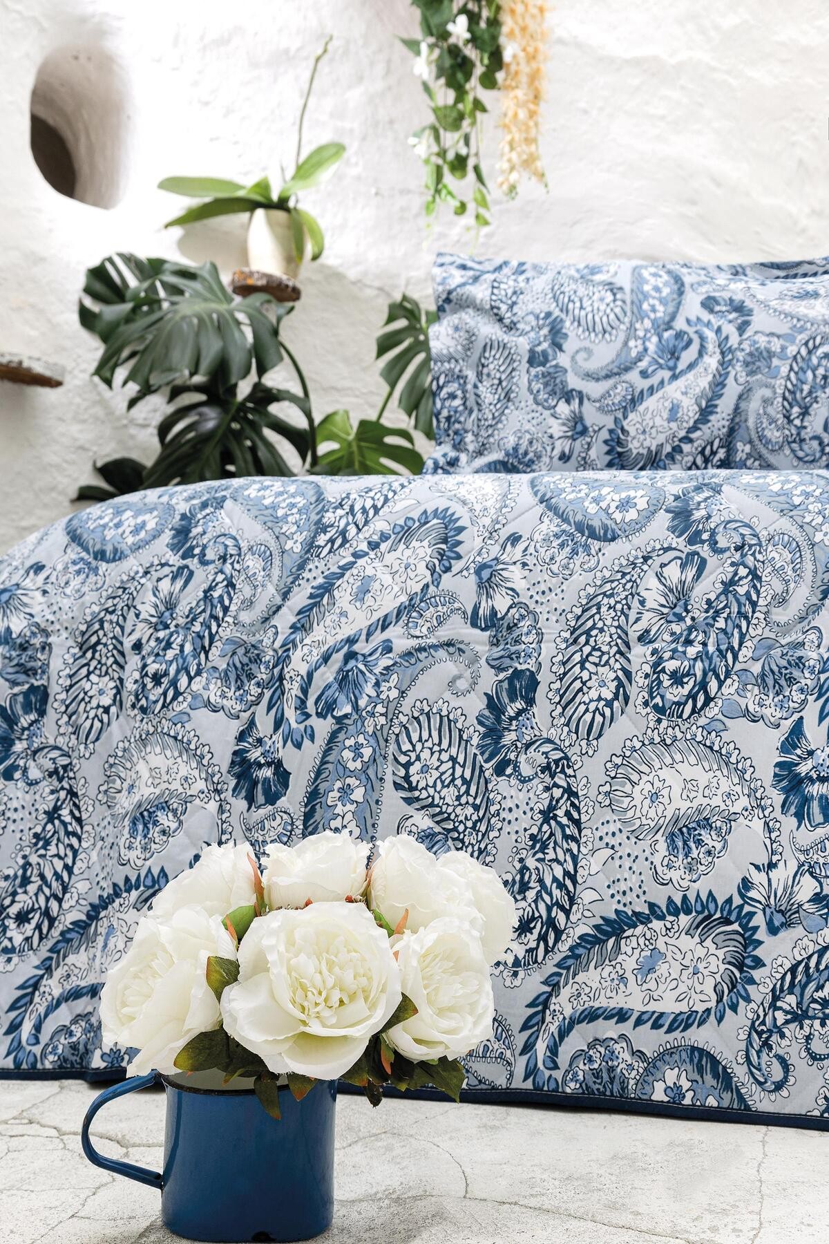 Carol Denim Çift Kişilik Luxart Nevresim Takımı