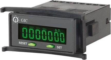 GIC Dijital Zaman Sayacı Sayıcı Dijital Hourmeter counter Siyah Renk