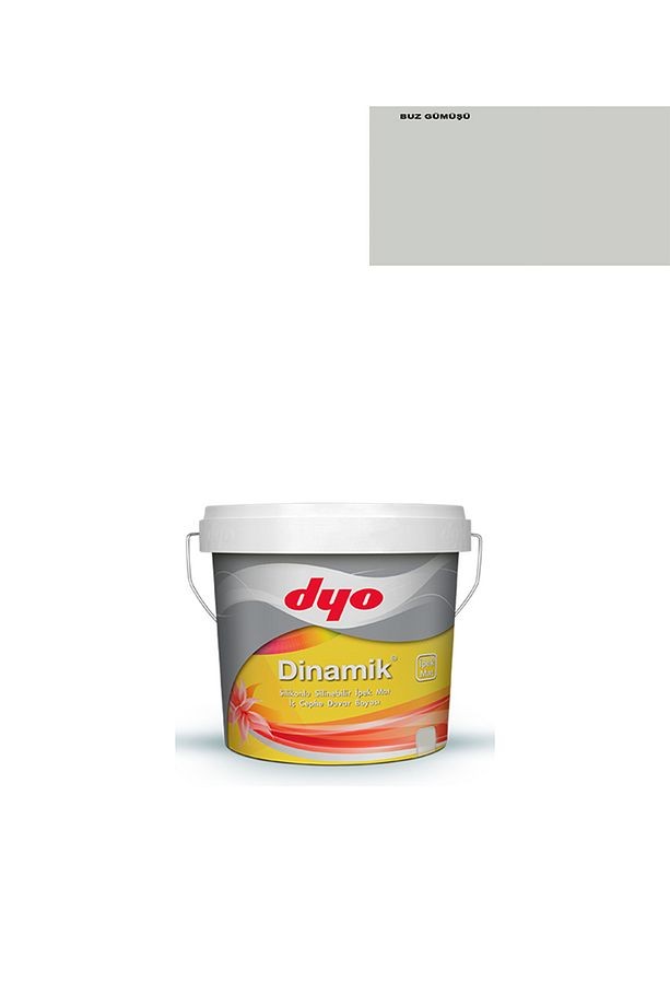 Dinamik İpek Mat 12.5 Lt - Buz Gümüşü