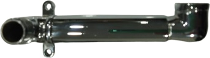 Yarım Parmak Boru Uzatma Prinç 5 cm - Krom - 1/2 - 3/4 Dirsekli