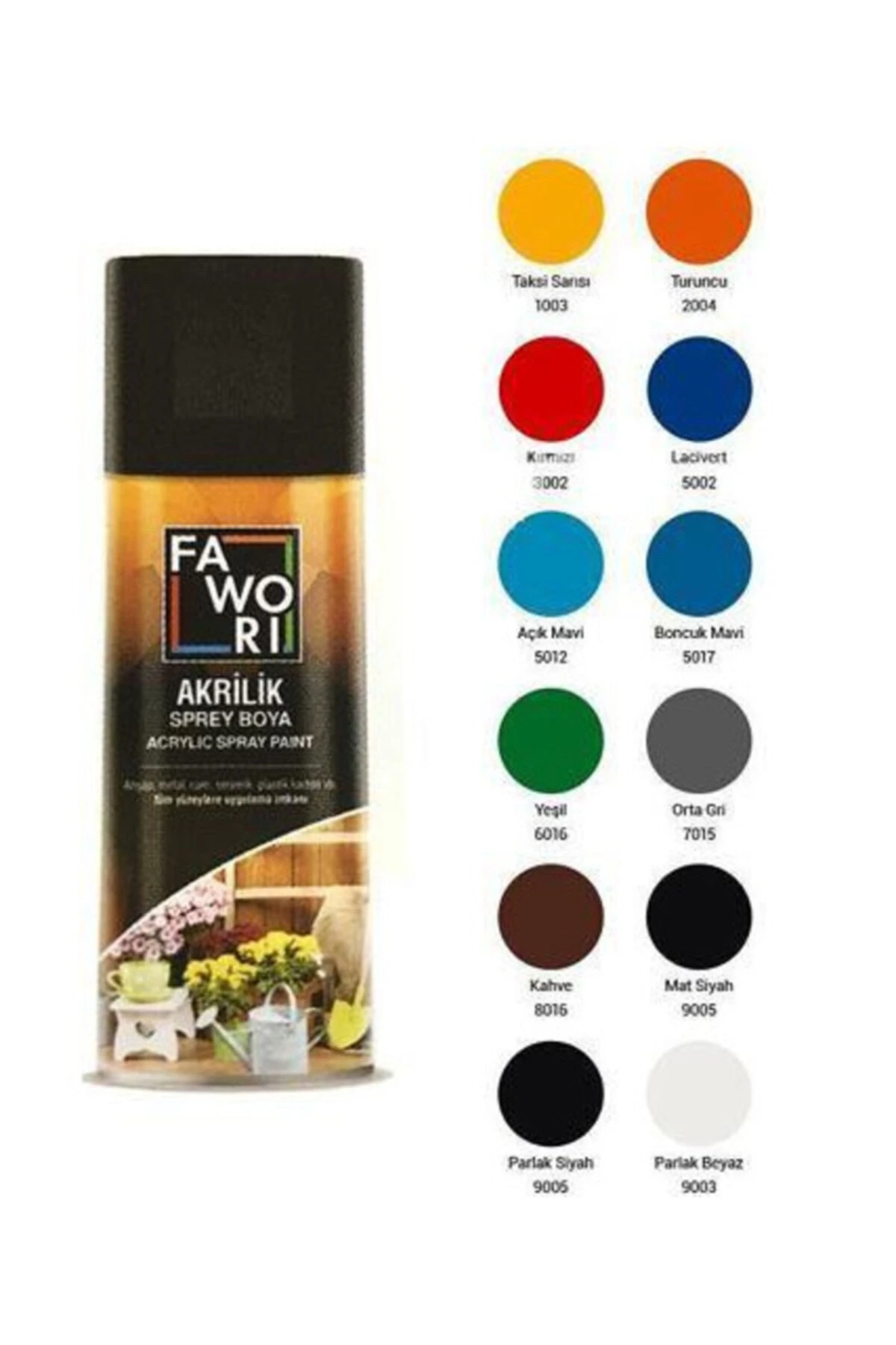 * Akrilik Sprey Boya* 400 ml*gri*