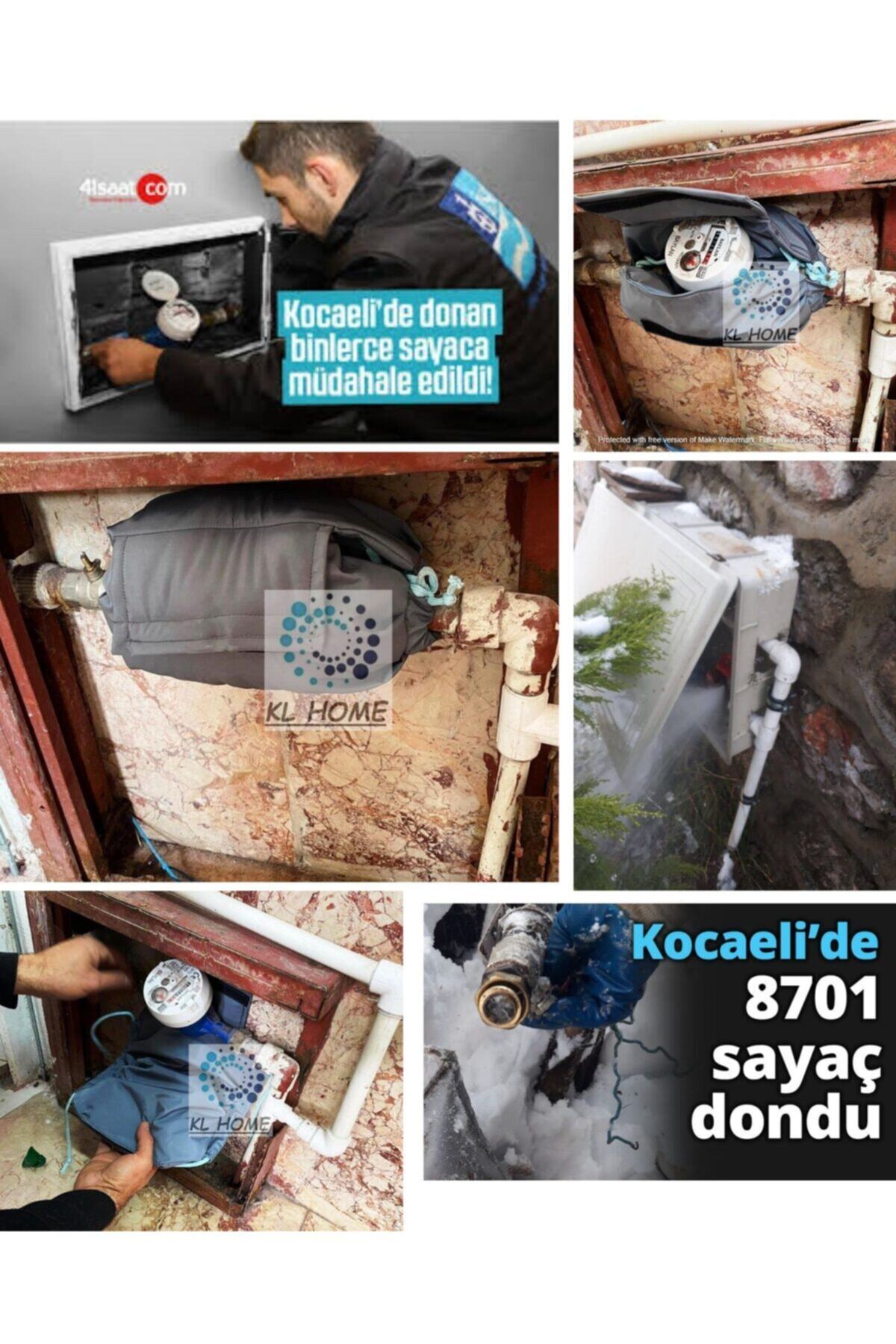 Saatin-Normal ve Kartlı Sayaç Kar Kış - Dona(Donmaya) Karşı Koruma Isı Ceketi Izolasyon ( Taşyünü)