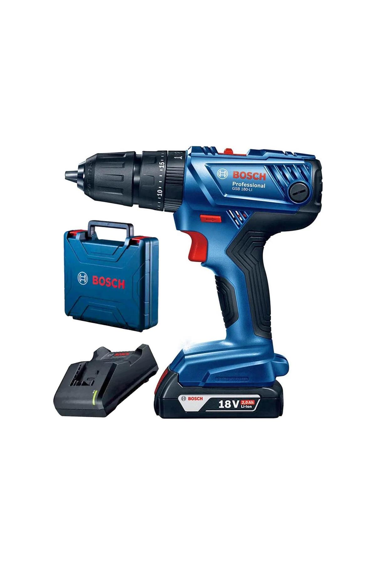 BOSCH GSB180Li Tek Akülü Vidalama Makinesi