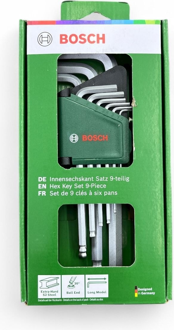 Top Başlı Uzun Alyan Anahtar Takımı  9 Parça - 1600A02BX9