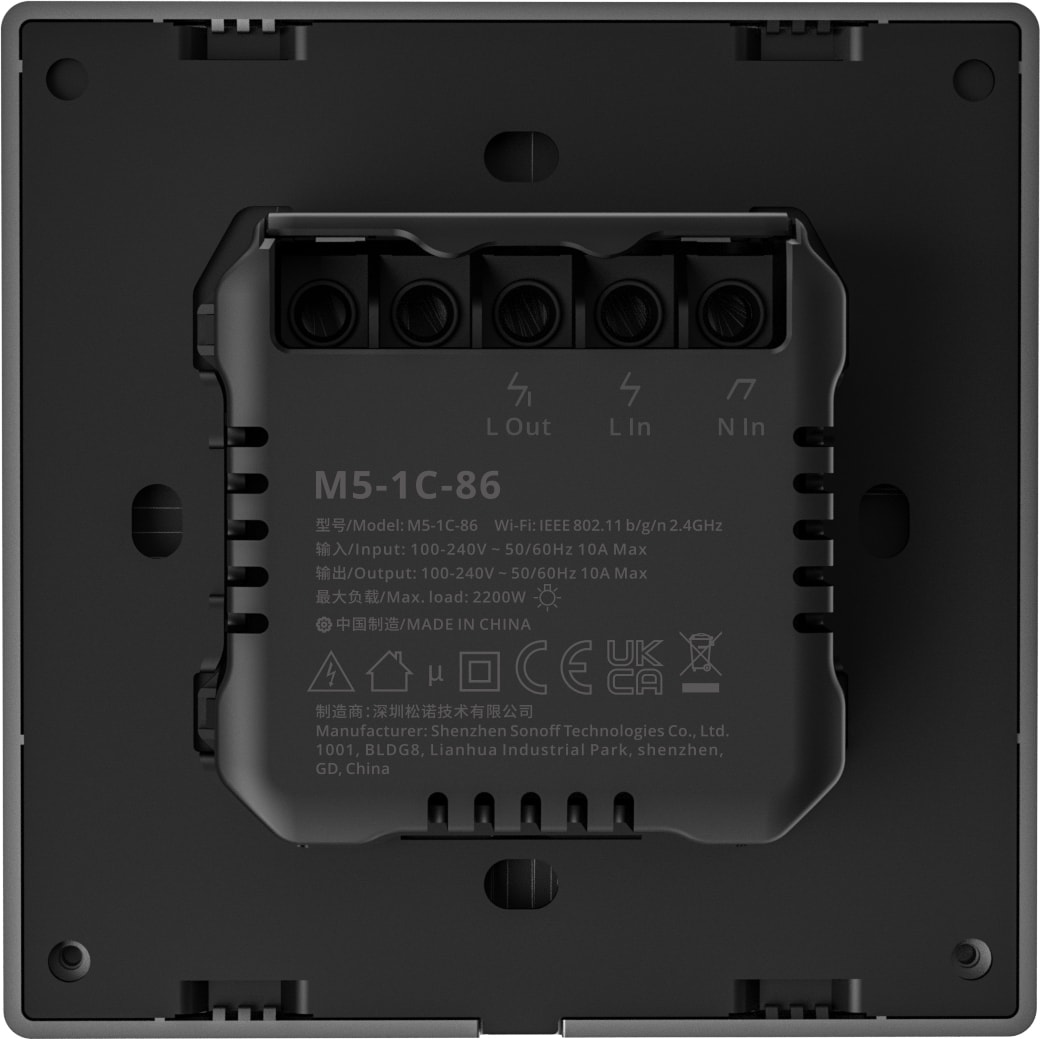 M5-1C-86 Akıllı Duvar Anahtarı 1 Kanallı