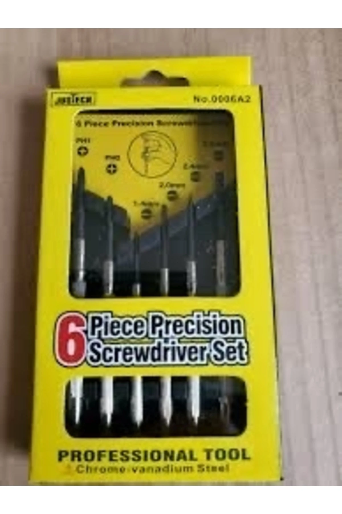 6 Adet Mini Tornavida Seti, Kılıflı, Justech Tornavida Kiti