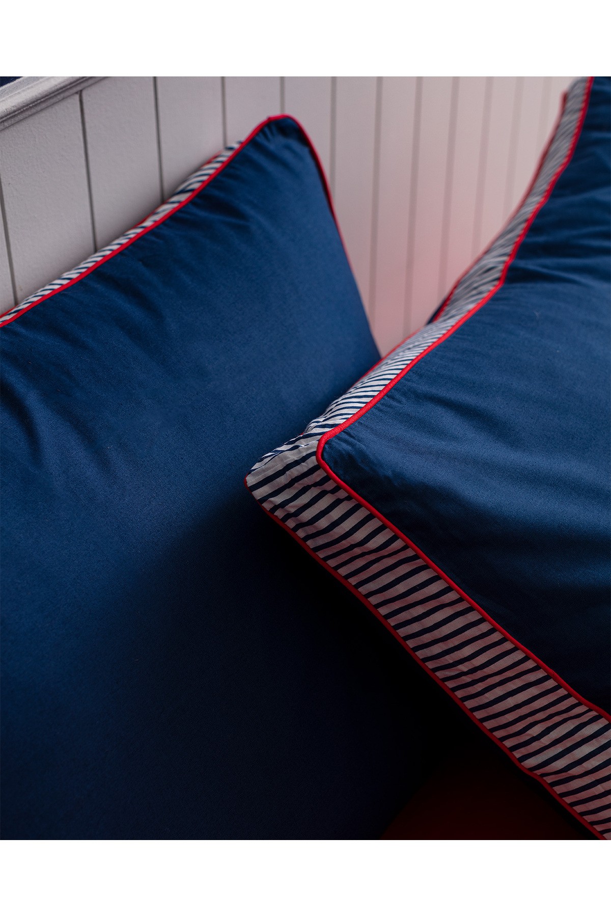 Allure King Size %100 Pamuk Nevresim Takımı - Lacivert