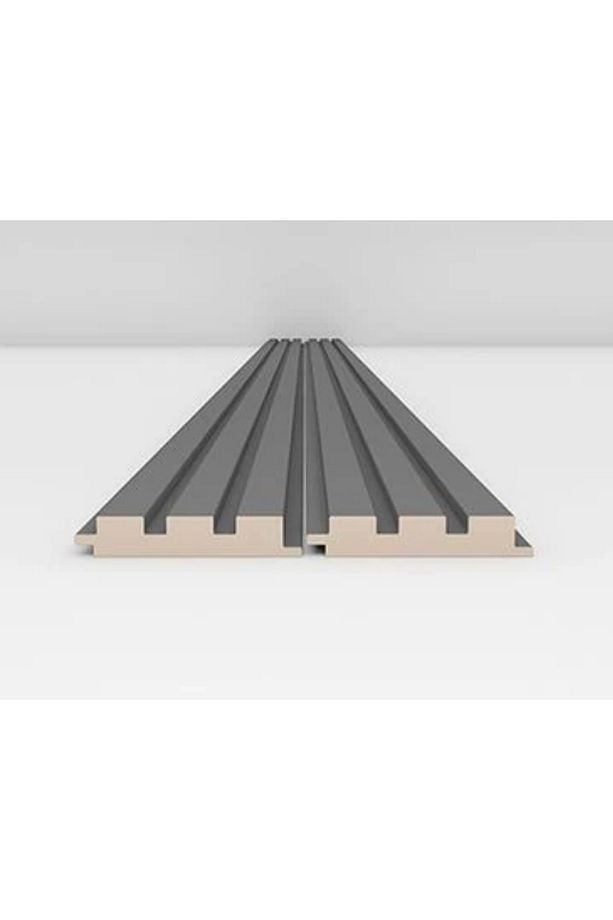 Dupa Duvar Panelleri Dekoratif Pvc Kaplama 4 Adet Lb- Soft Touch Fırtına Gri Lb3771