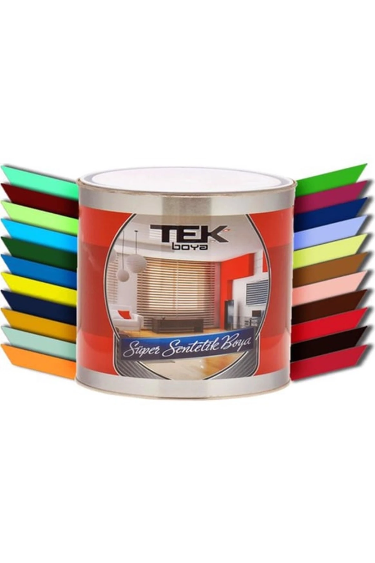 TEK SÜPER LÜKS SENTETİK YAĞLI BOYA AÇIK KAHVE 0,175 LT