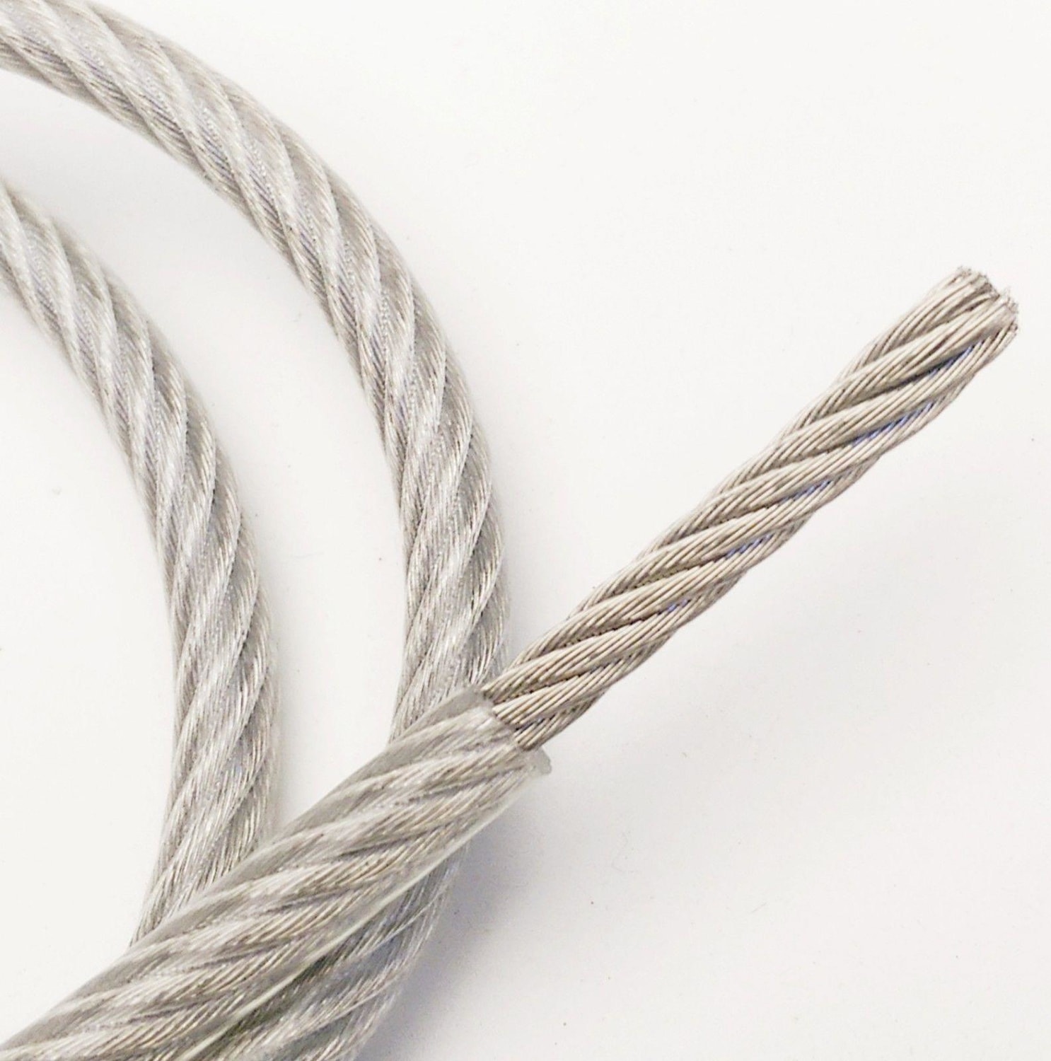 PVC Kaplı Çelik Halat İzoleli İç 2 x 3 mm x 20 m