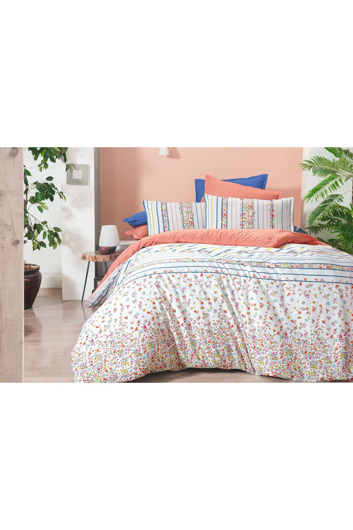 Ovi Fancy Poplin V1 Çift Kişilik Nevresim Takımı
