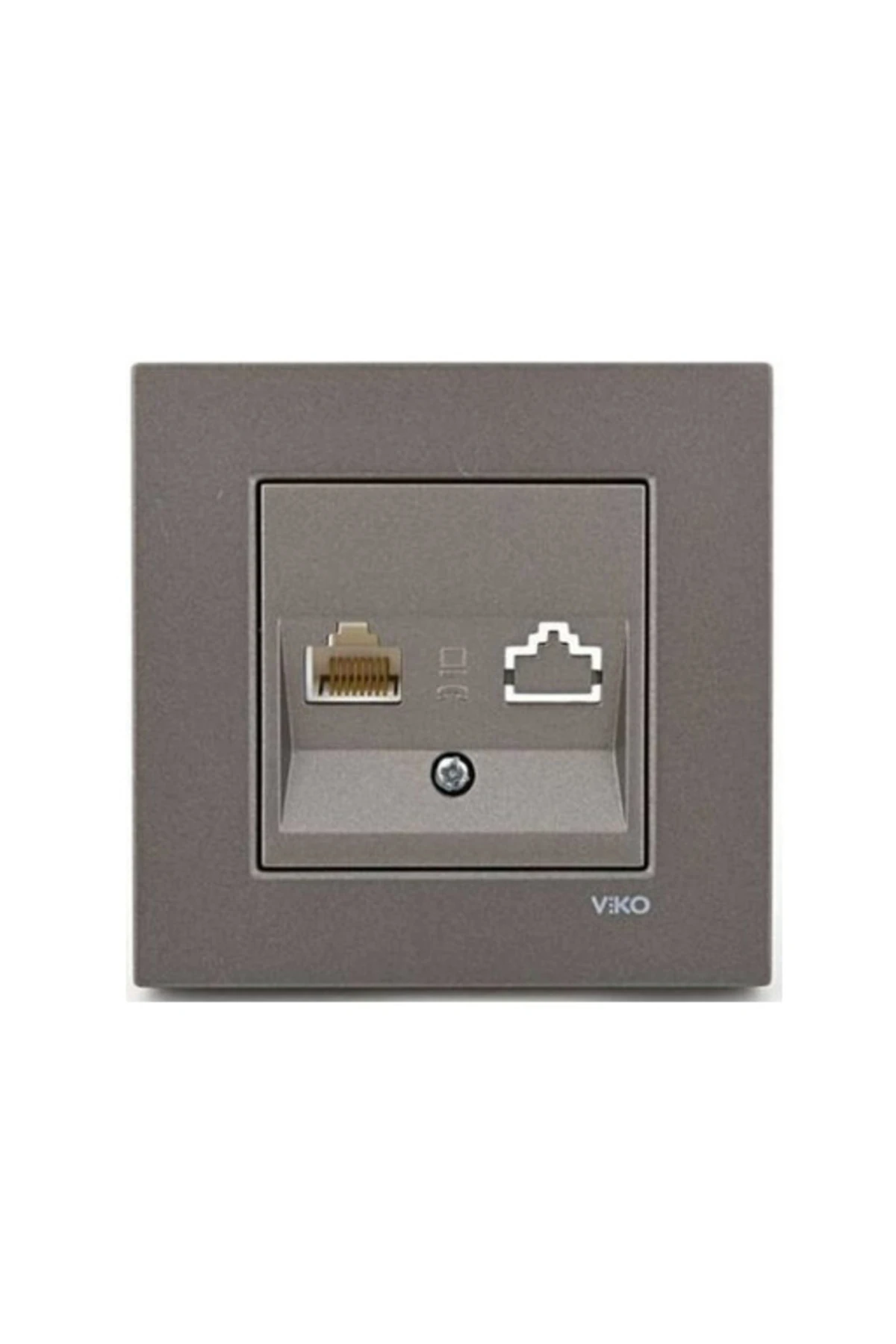 NOVELLA TELEFON PRİZİ ANTRASİT (ÇERÇEVE DAHİL)