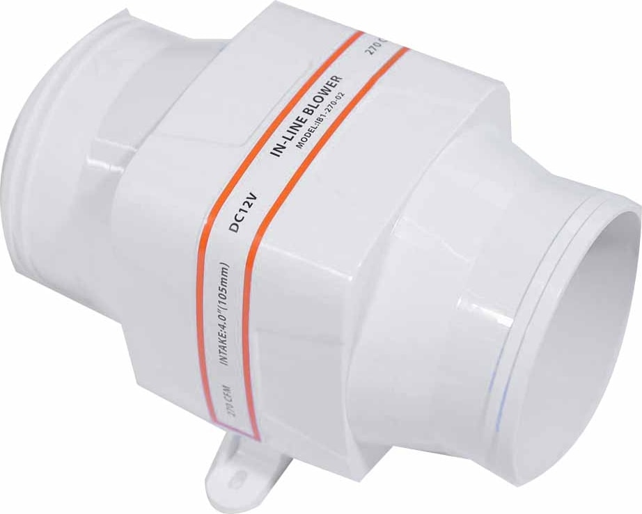 12V Dc Fan Düz Varil Egzoz Fanı Rv Yat Pil Havalandırma Egzoz Fanı 4 Inç Fan Odası Araba Yat Fanı (Yurt Dışından)