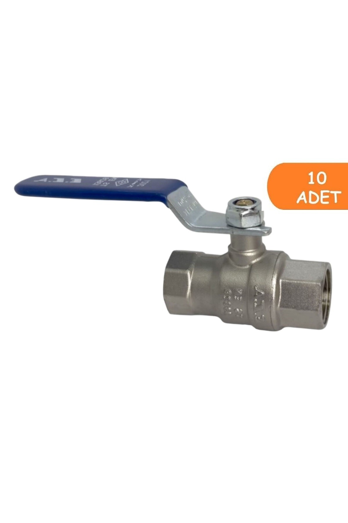 10 Adet ECA 3/4 İçme Suyu Küresel Valfi İç Vida x İç Vida PN10 602122169