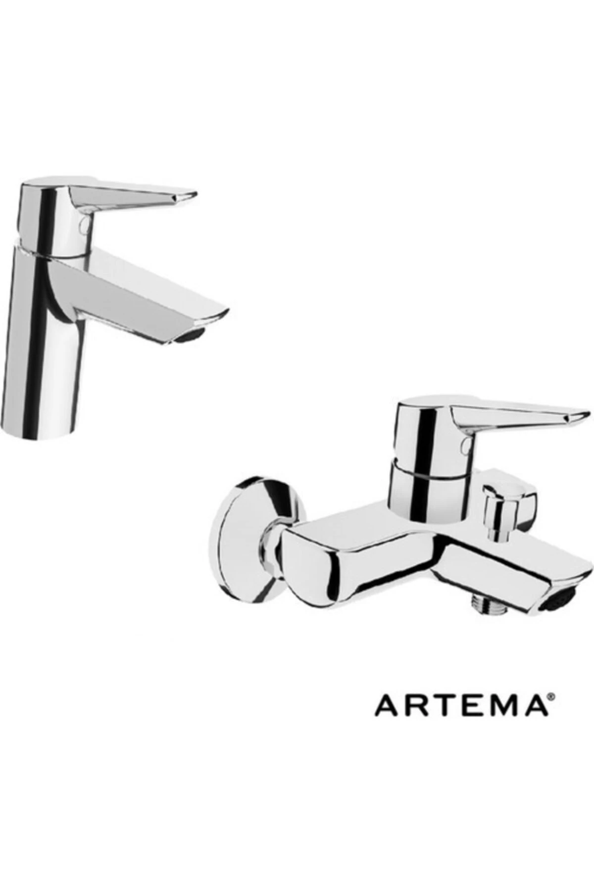 Solid S Lavabo + Banyo Bataryası + Valtemo 5360 Duş Sistemi Seti