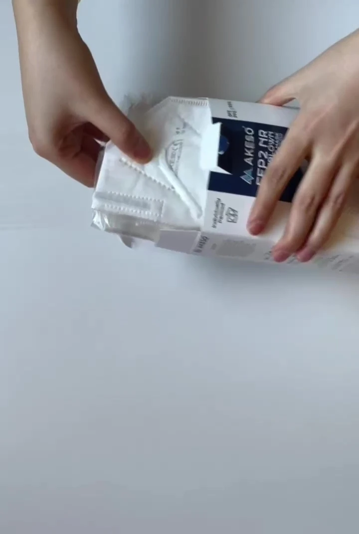 Ffp2 Nr Meltblown 100 Adet Maske 5 Katlı Tekli Ambalaj Koruyucu Maske