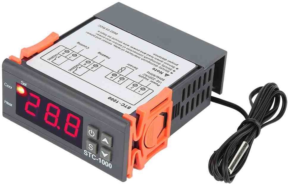 1000 LCD Prob Termostat 220V