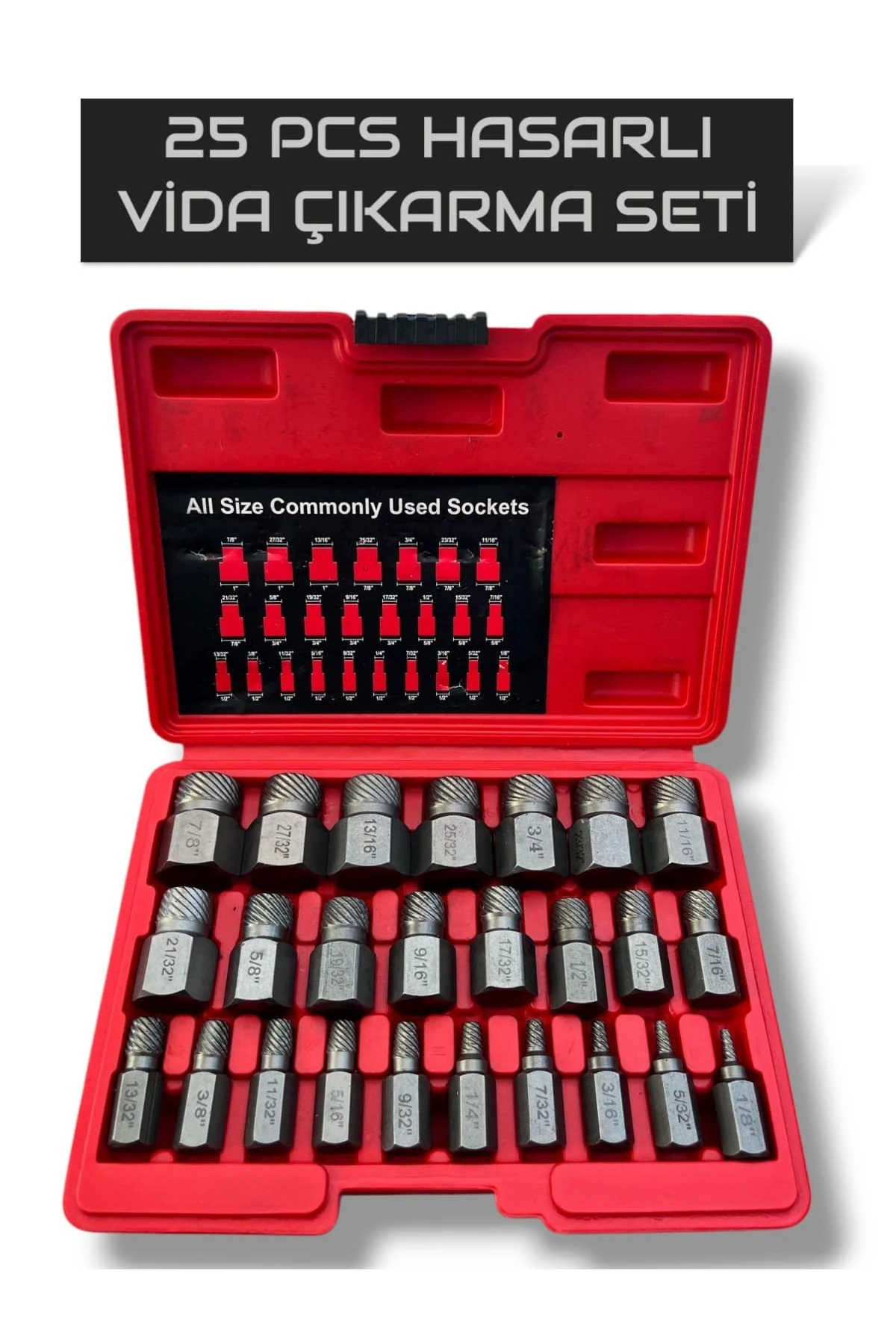 YALAMA VİDA VE ALLEN SÖKME SETİ 25 PARÇA