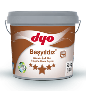 DYO BEŞYILDIZ Silikonlu İpek Mat   İç Cephe Baz         (YENİ)  20 kg