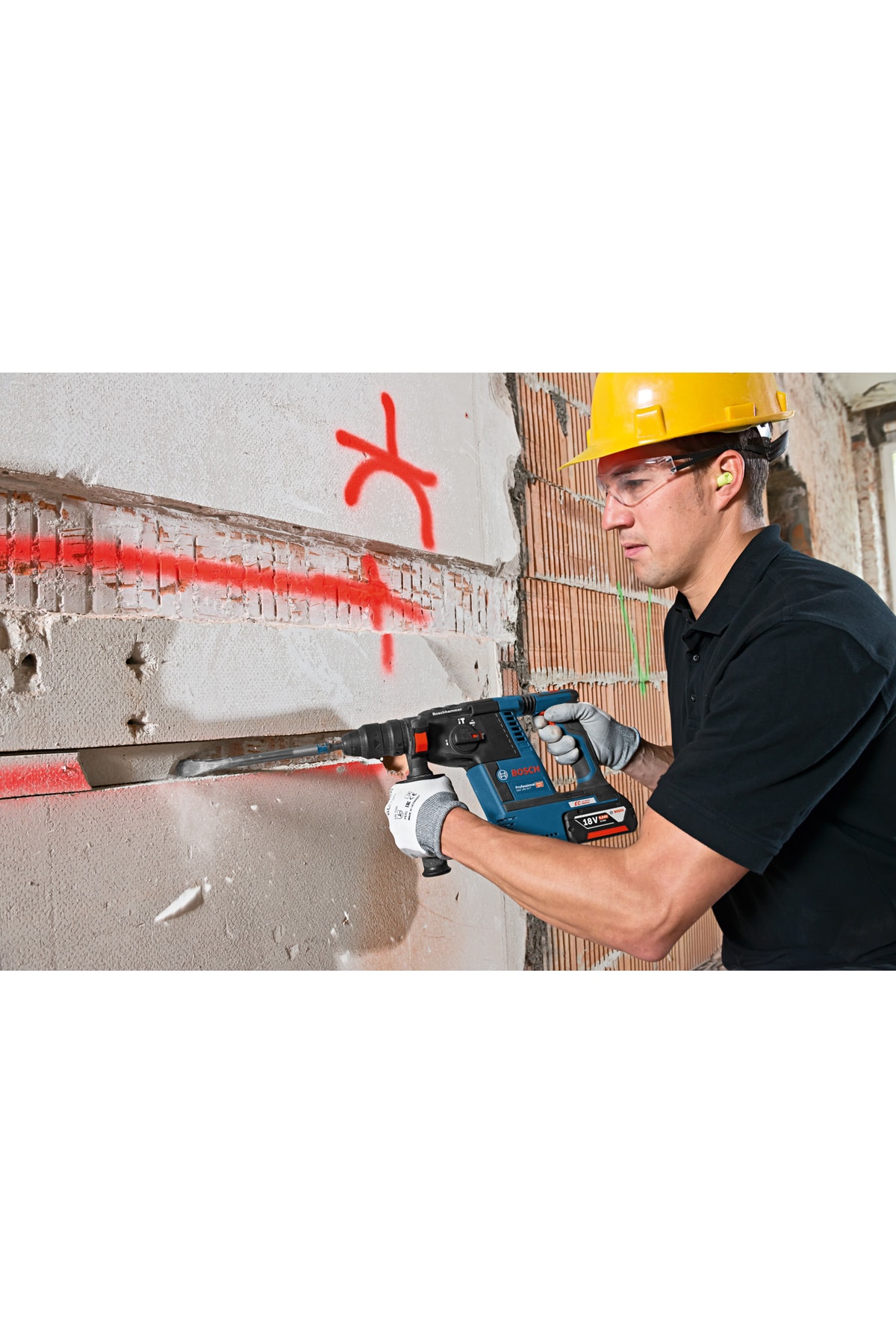 BOSCH Professional Gbh 18V-26 Solo Makine(Akü Ve Şarj Dahil Değil.)