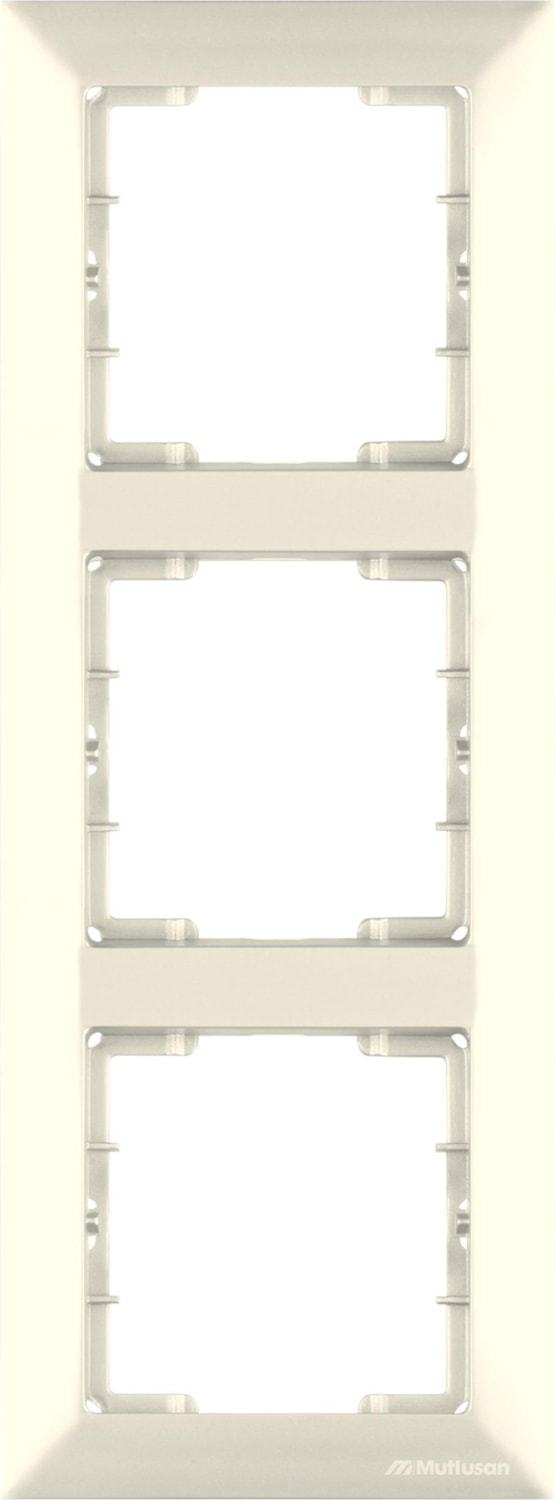 Candela Krem 3'lü Dikey Çerçeve 5 Adet