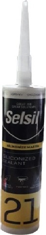 Silikonize Akrilik Mastik 500 gr Antrasit Gri