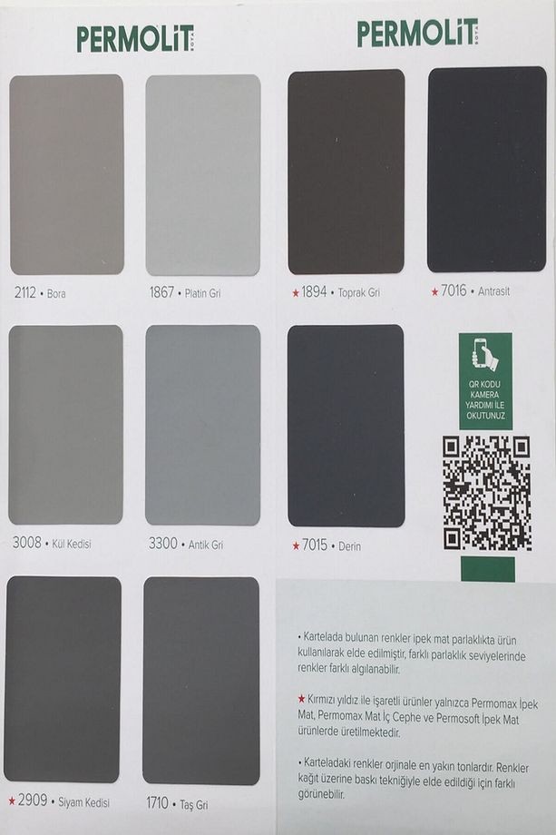 Permoplus Plastik Mat Iç Cephe Boyası Keten