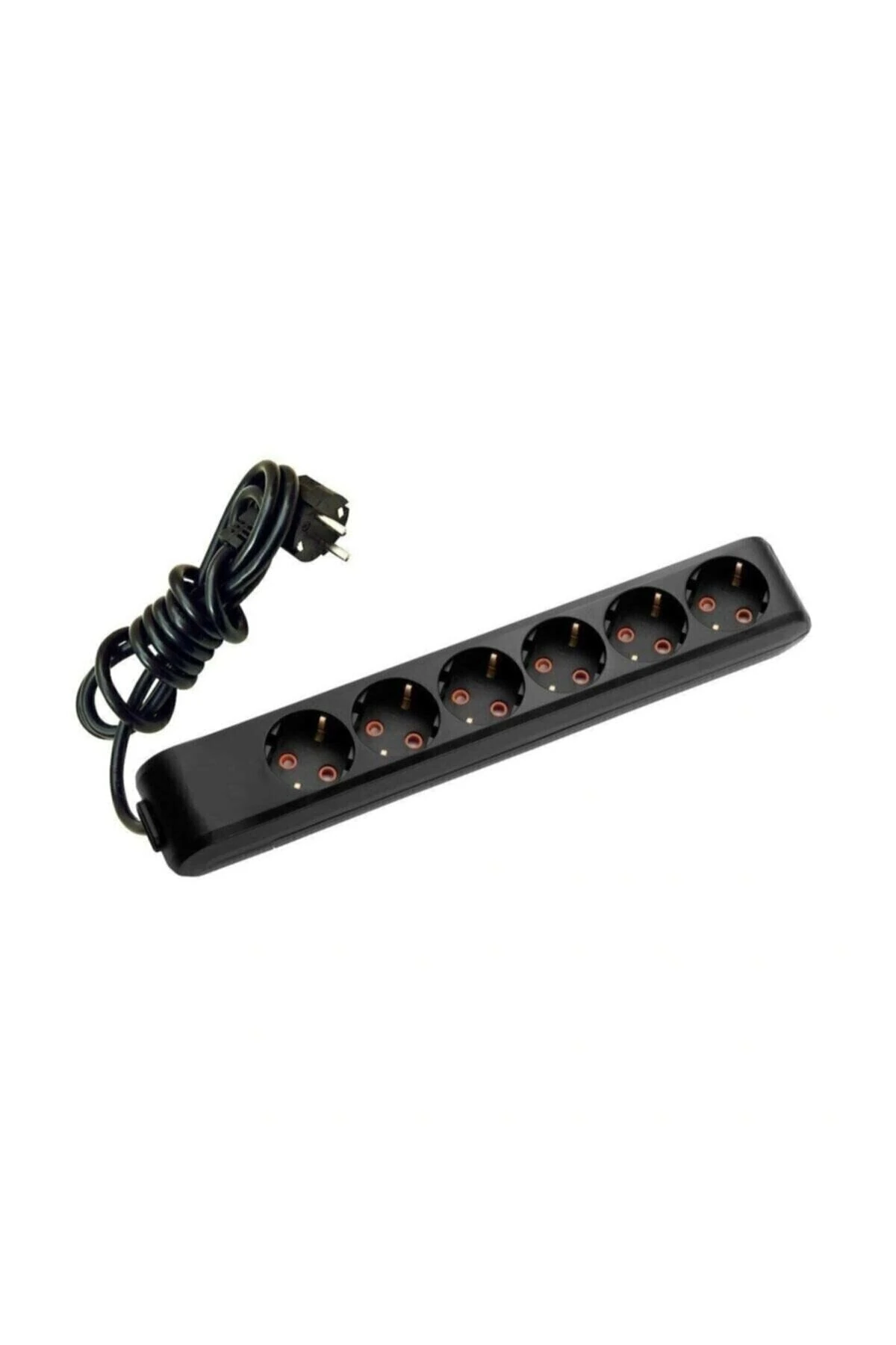 Multilet 6lı Altılı 5 Metre Siyah Grup Uzatma Kablosu ( Siyah ) 6'lı Siyah 5 Metre