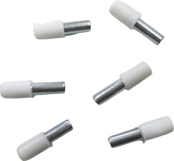 0001 Plastik Başlı Metal Raf Pimi Beyaz(30 Adet)